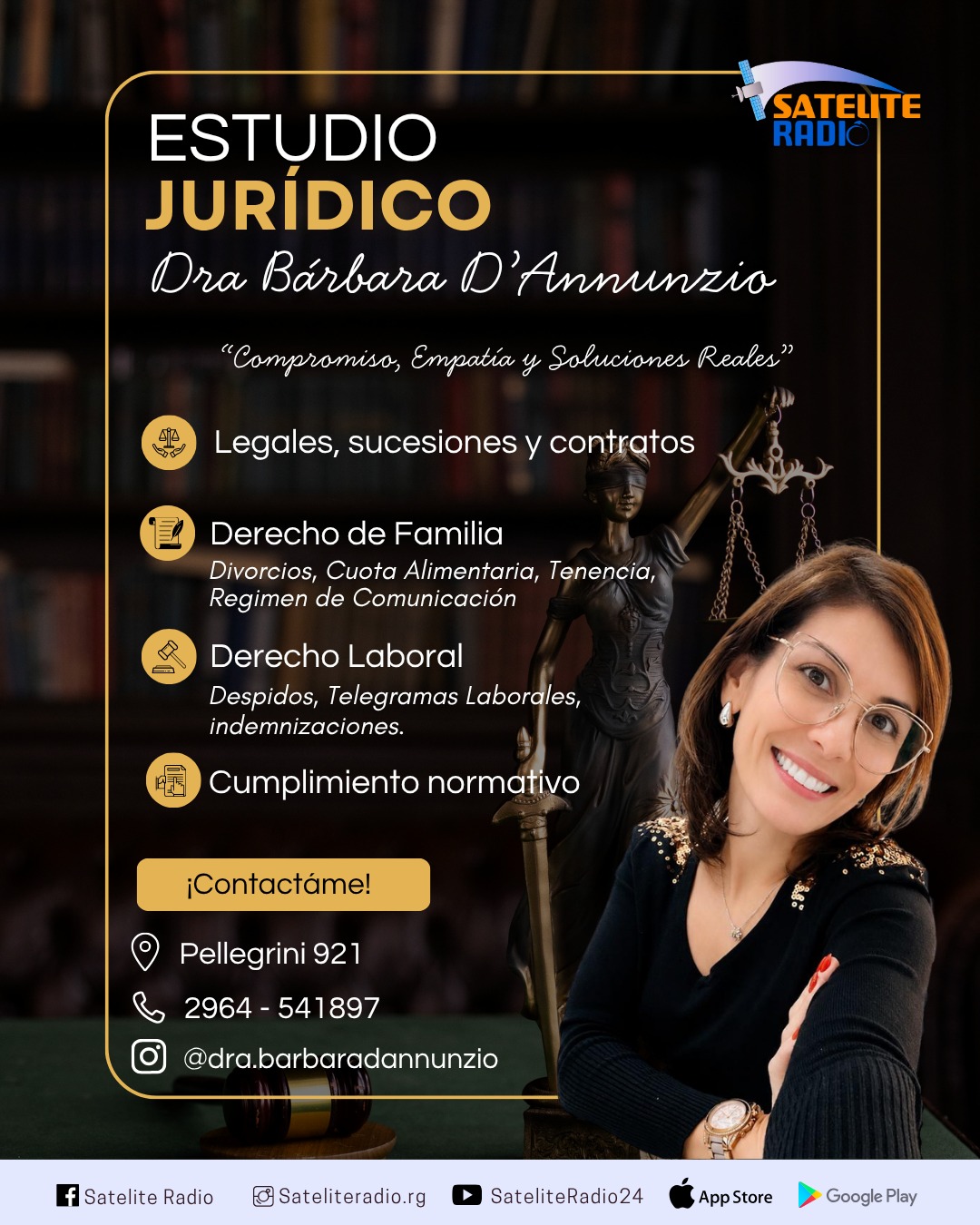 Flyer Estudio Juridico Bárbar